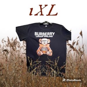 Black Burberry Teddy Tshirt